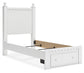 Mollviney  Panel Storage Bed