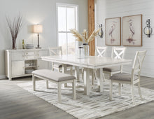 Load image into Gallery viewer, Robbinsdale Dining Table and 4 Chairs and Bench with Storage
