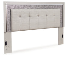 Load image into Gallery viewer, Zyniden King Upholstered Panel Headboard with Dresser
