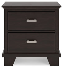 Load image into Gallery viewer, Covetown Full Panel Bed with Mirrored Dresser, Chest and Nightstand
