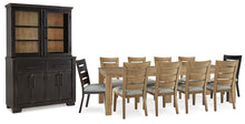 Load image into Gallery viewer, Galliden Dining Table and 10 Chairs with Storage
