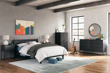 Load image into Gallery viewer, Socalle Full Panel Platform Bed with Dresser, Chest and Nightstand
