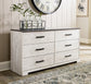 Shawburn Queen Panel Headboard with Dresser