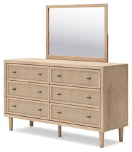 Load image into Gallery viewer, Cielden King Panel Headboard with Mirrored Dresser and Chest
