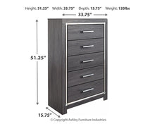 Load image into Gallery viewer, Lodanna Queen Panel Bed with 2 Storage Drawers with Mirrored Dresser and 2 Nightstands
