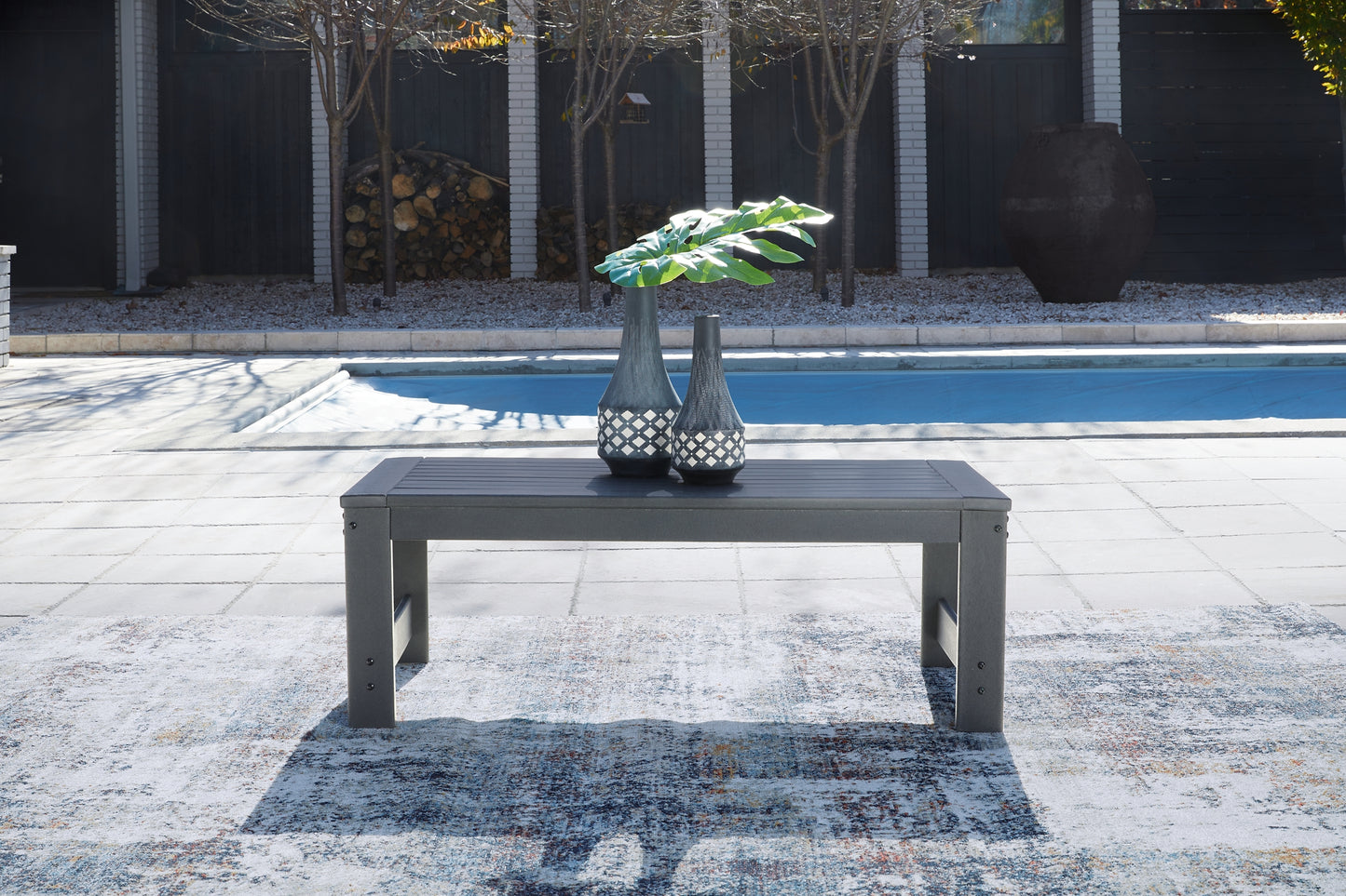 Amora Outdoor Coffee Table with 2 End Tables